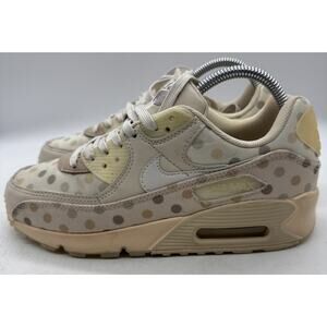 Nike Air Max 90 NRG Shimmer Polka Dot Mens Size 8.5 Preowned Sneakers CZ1929-200
